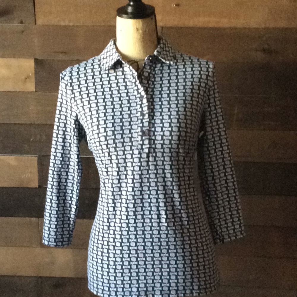 Talbots Navy Shirt